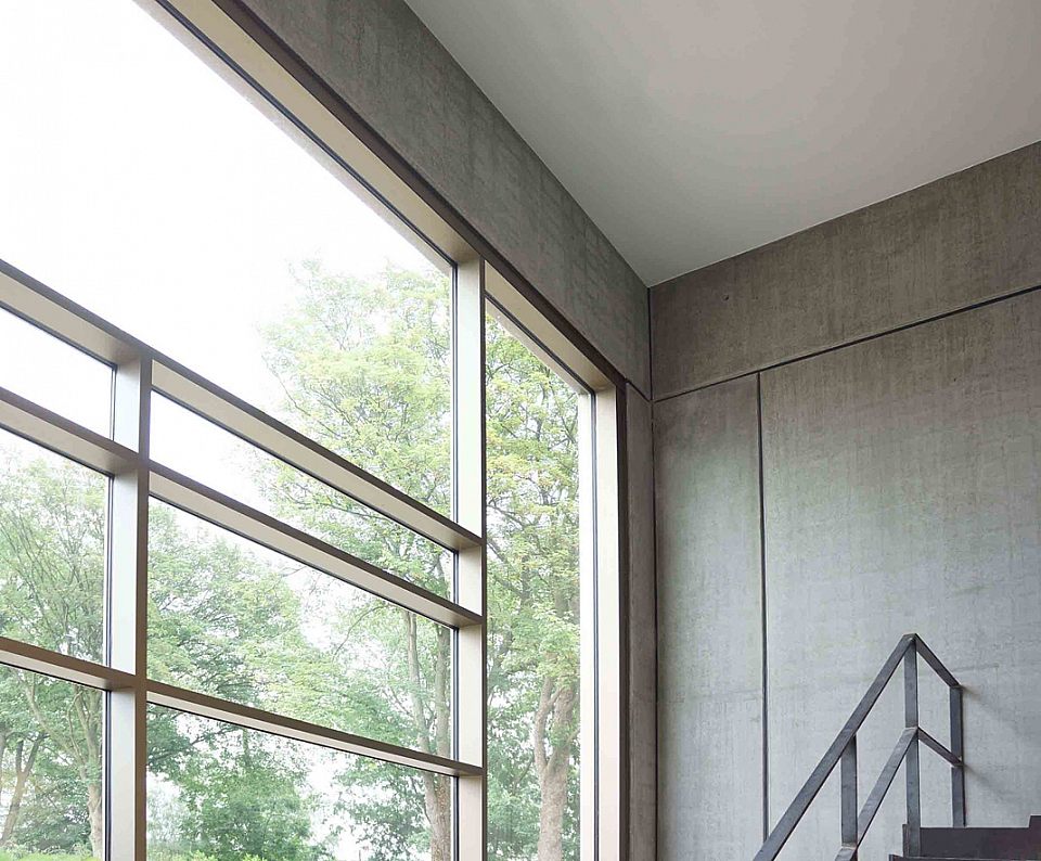 Architektur, Isopaneel, Reglitglas, Bauglas, Sichtbeton, Thermowand, Doppelwand, Design, Pfosten-Riegel Konstruktion, Auszeichnung, Recklinghausen, Münster, elevation, Marcel Müller, Boris Lehmann, e.a+d, Tillmann Tiefbau, Beton, Steinteppich, Ansicht, Zeichnung, Corten, Zeche, Stahltreppe, Treppe